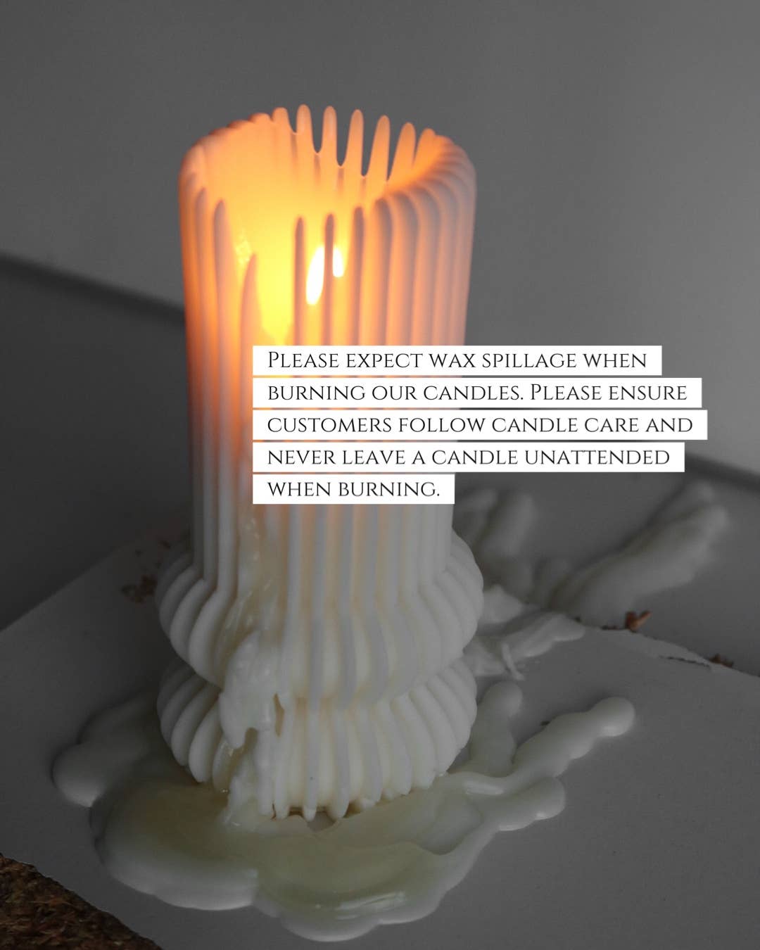 Cosy house candle: Mushroom