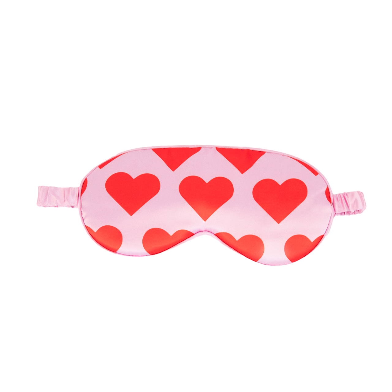 Helio Ferretti Heart Eye Mask - Red & Pink
