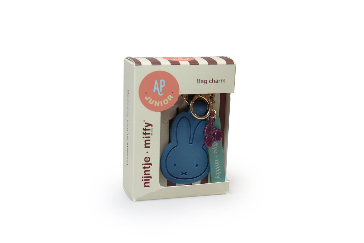 AP Junior Miffy Aquamarine Bag Charm - 13 x 9 x 0.5 cm