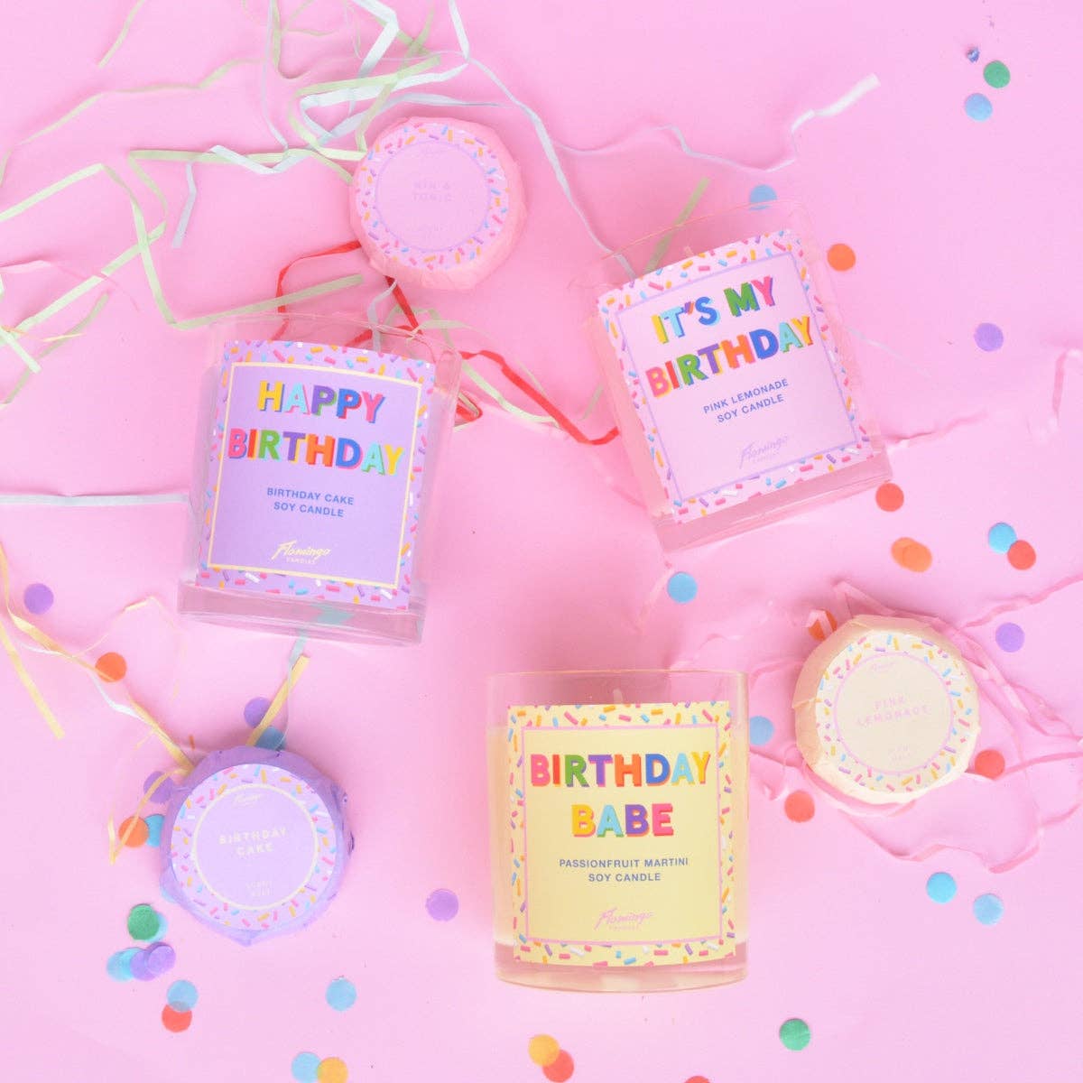 Birthday Cake Happy Birthday Sprinkle Candle