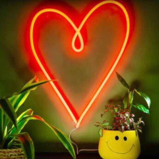 Neon Wall Heart
