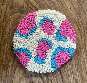 Car Mug Rug, Punch Needle Coasters