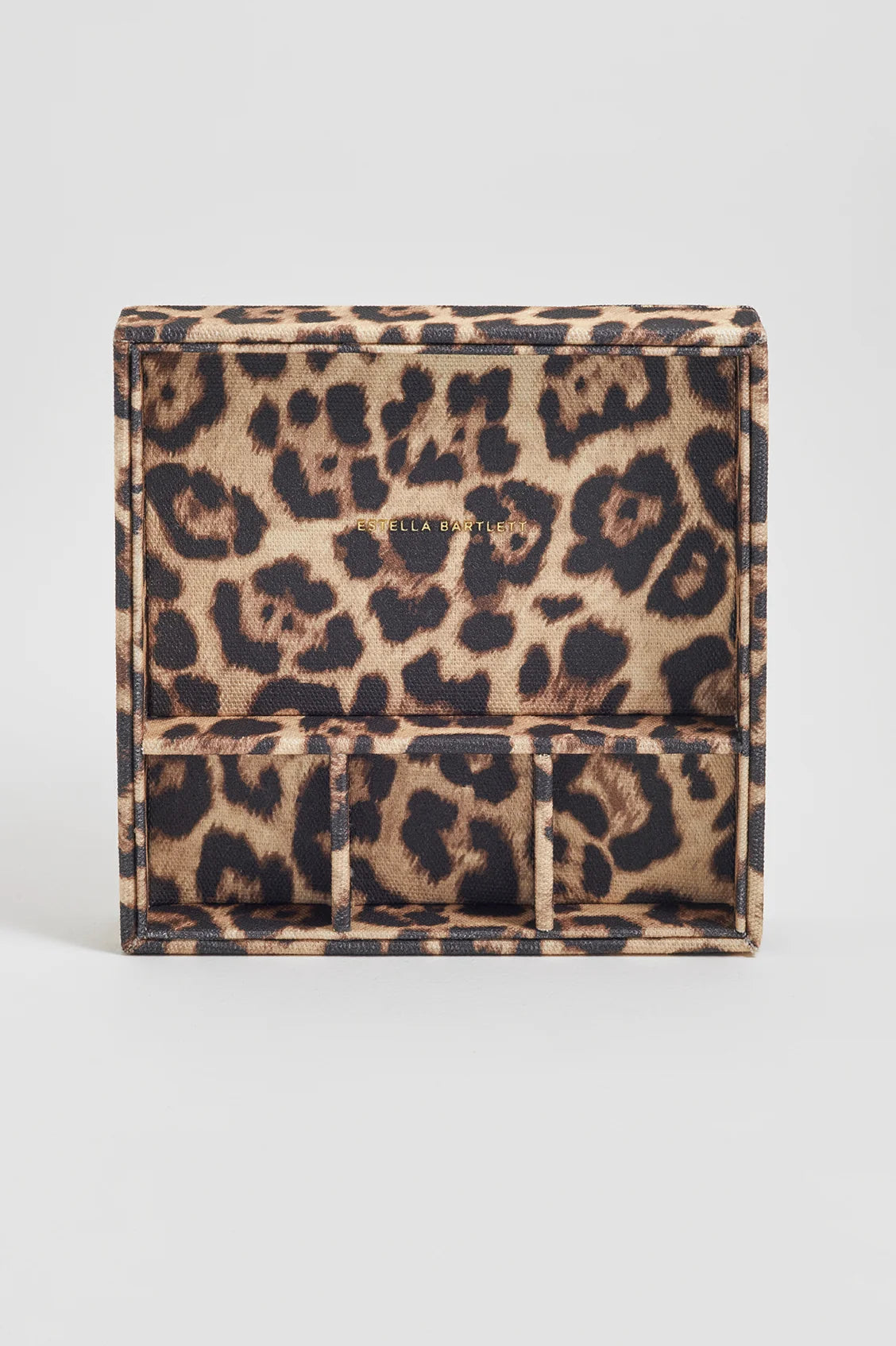 Estella Bartlett Leopard Print Four-section Jewellery Tray
