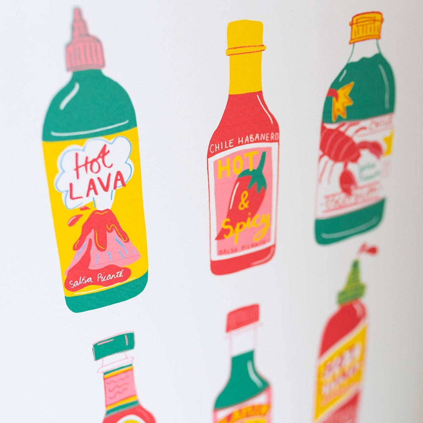 Hot Sauce Print: A3