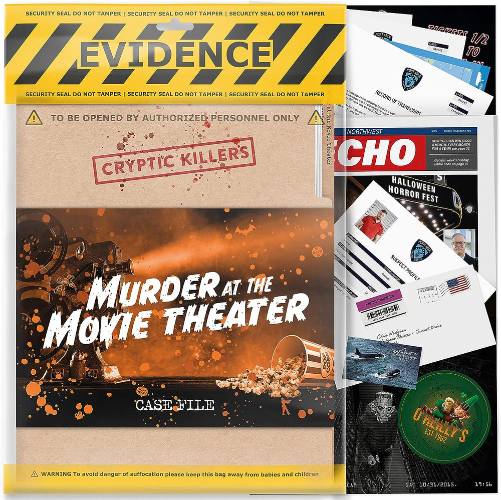 Cryptic Killers Unsolved Murder Mystery Game