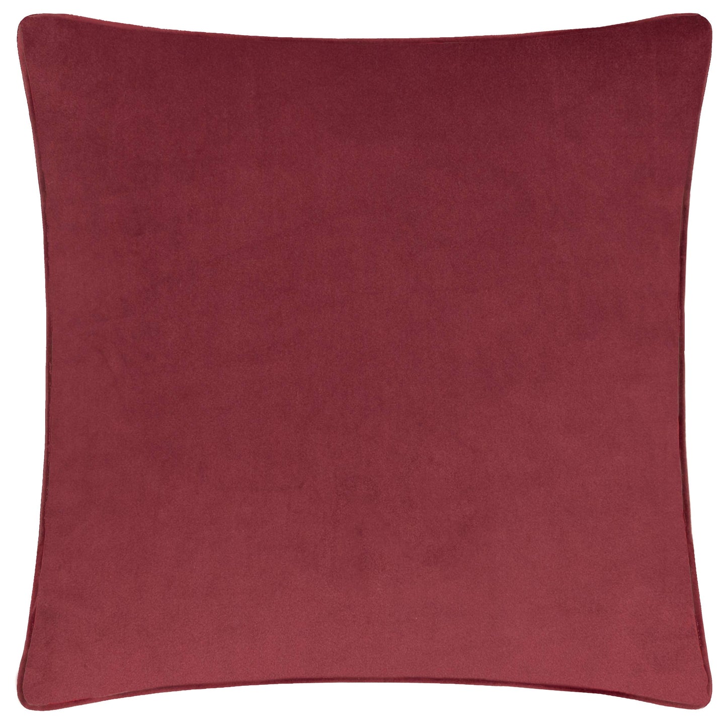 Amor Eterno Velvet Piped Cushion Red: Red / Feather Filled / 45 x 45cm