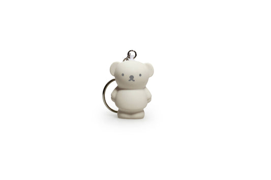 Miffy Boris Bear Keyring - Sand Beige - 4.5cm