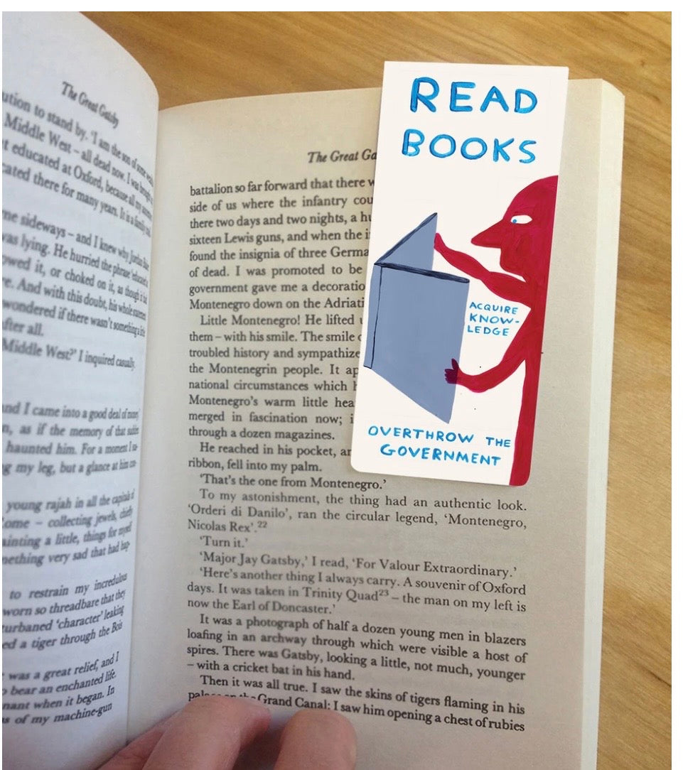 David Shrigley Magnetic Funny Bookmarks
