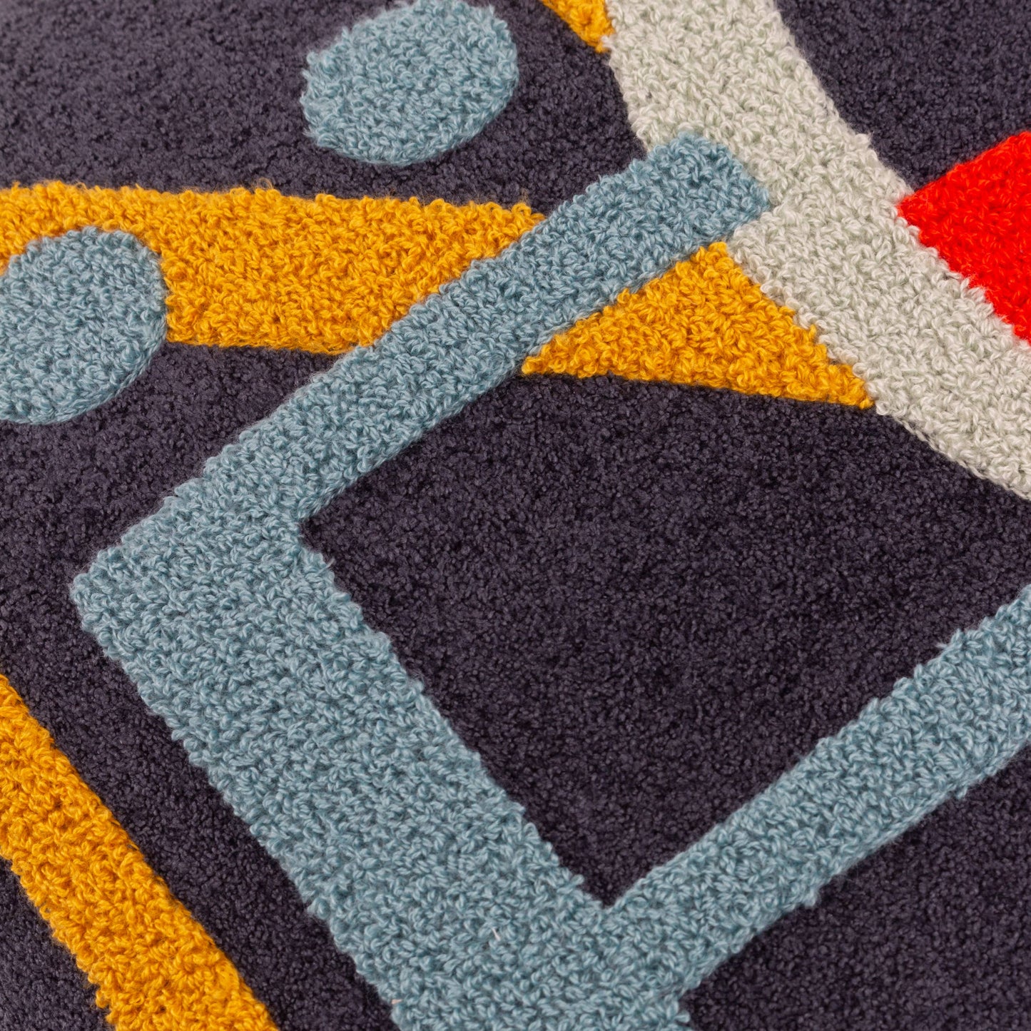 Noel Tufted Cushion Multicolour: Multicolour / Polyester Filled / 45 x 45cm