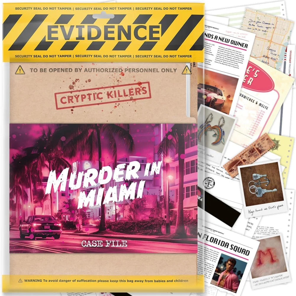 Cryptic Killers Unsolved Murder Mystery Game