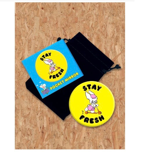 Stay fresh pocket mirror by Magda Archer