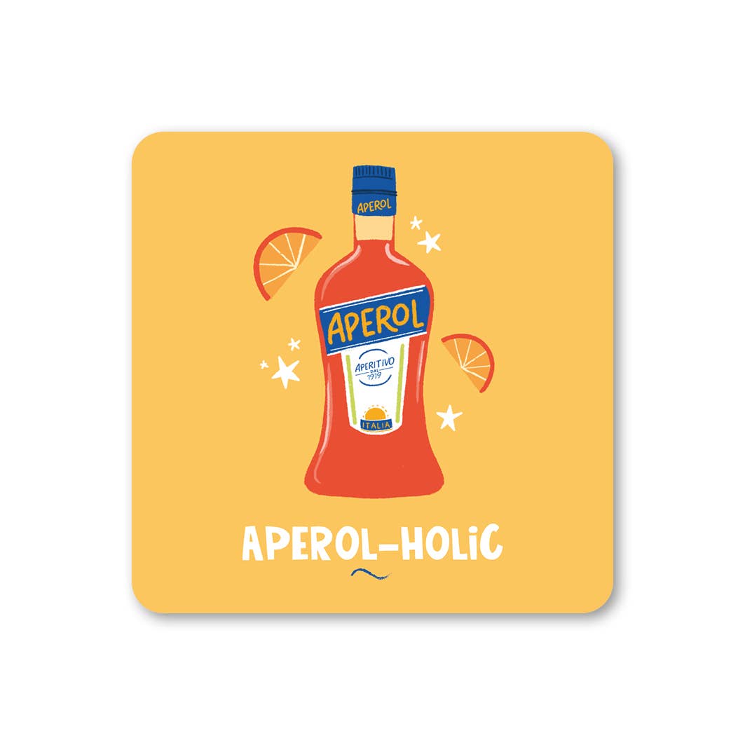 Aperol-Holic Coaster
