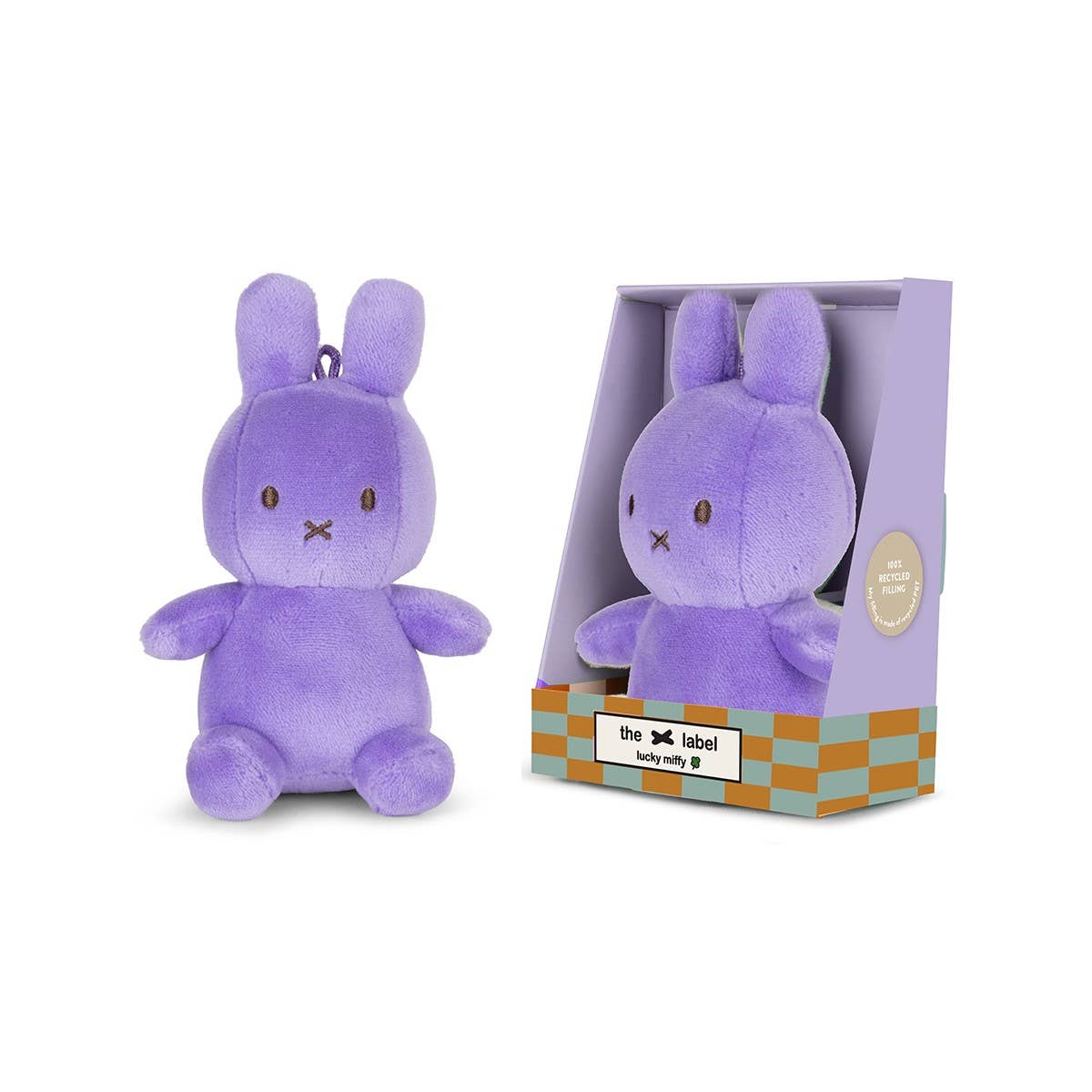 Miffy Lucky Charm Bright Lilac in Giftbox 10cm