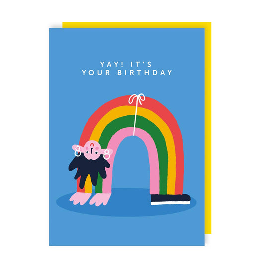 Yay Birthday Card: Cellophane