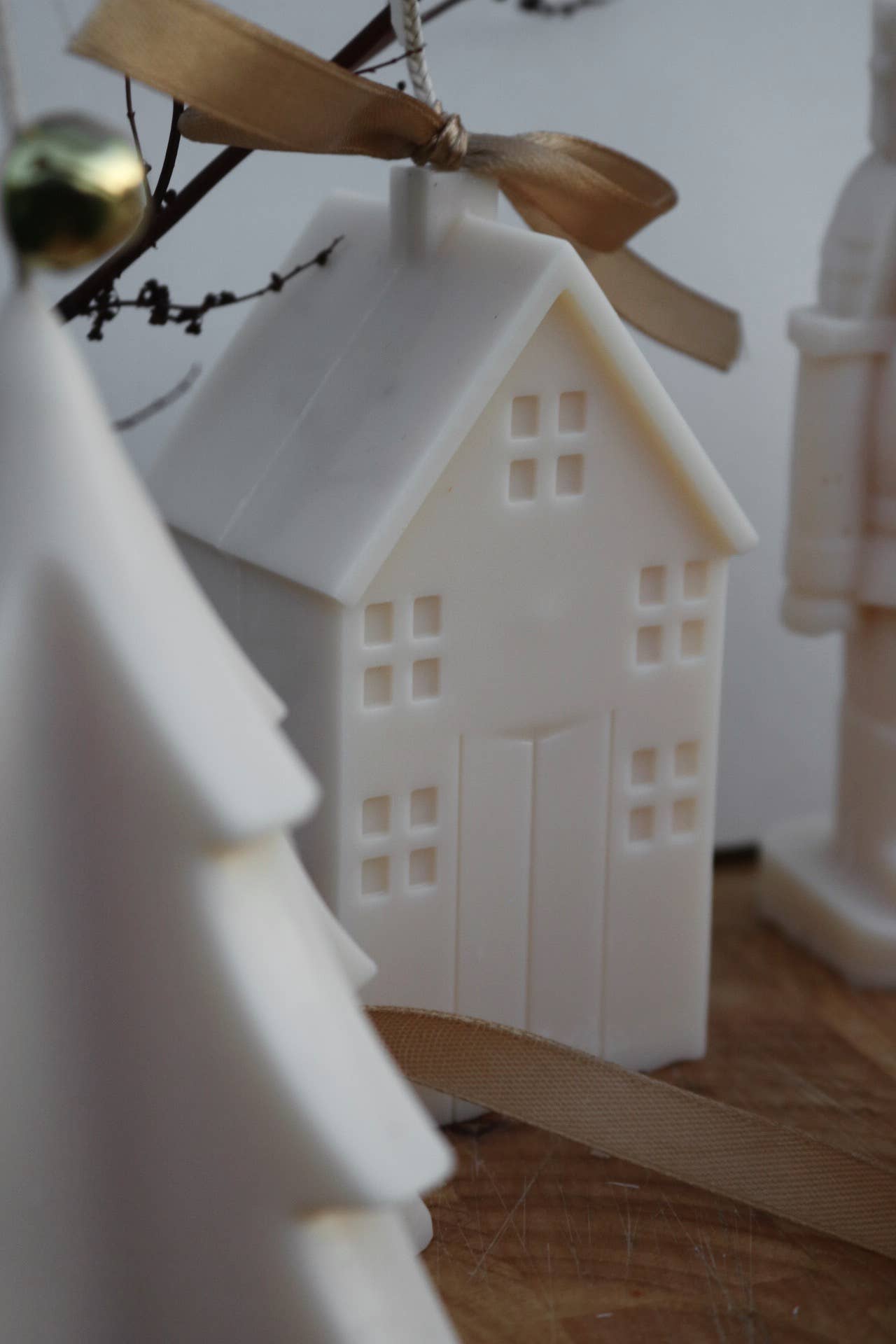 Cosy house candle: Mushroom