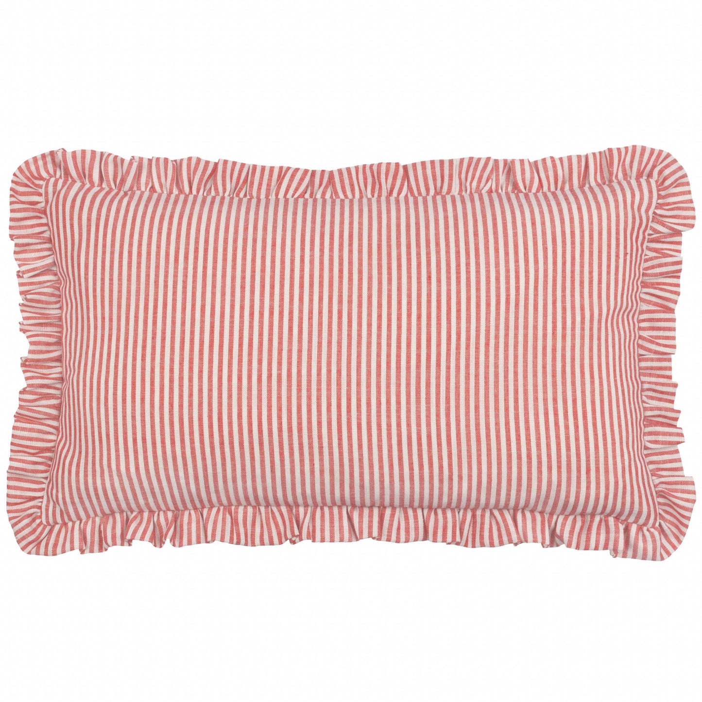 Les Fruites Embroidered Ruffle Cushion Lemons: Lemons / Polyester Filled / 30 x 50cm