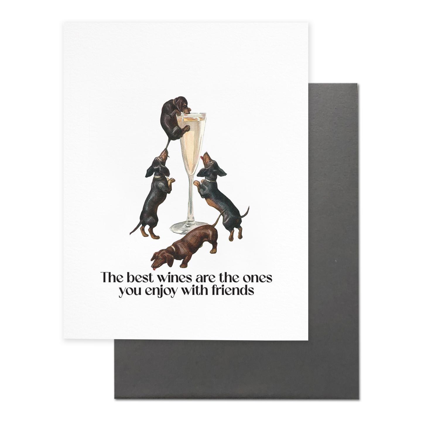 The Best Wines Greeting Card