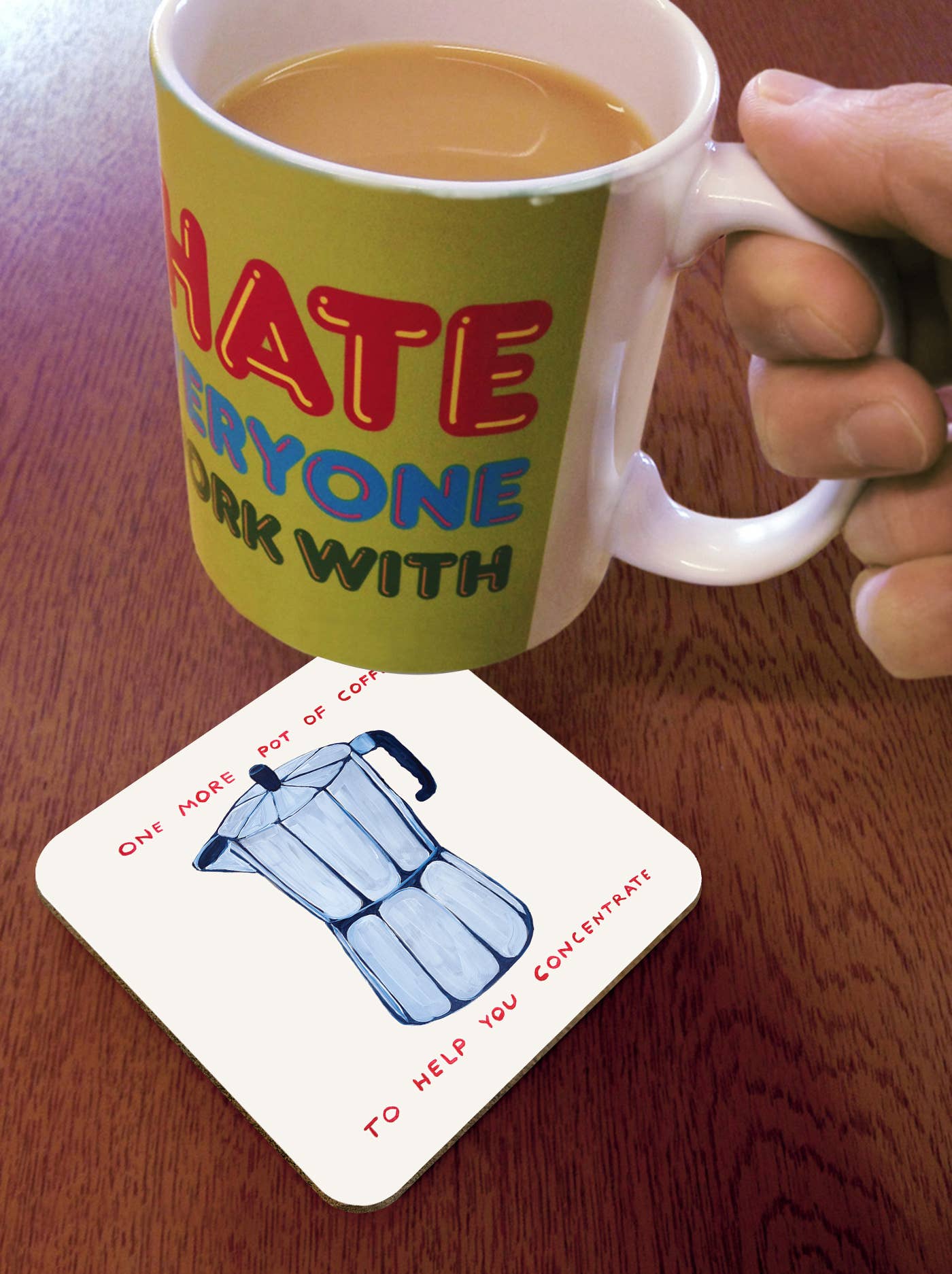Funny Coaster - One More Pot of Coffee