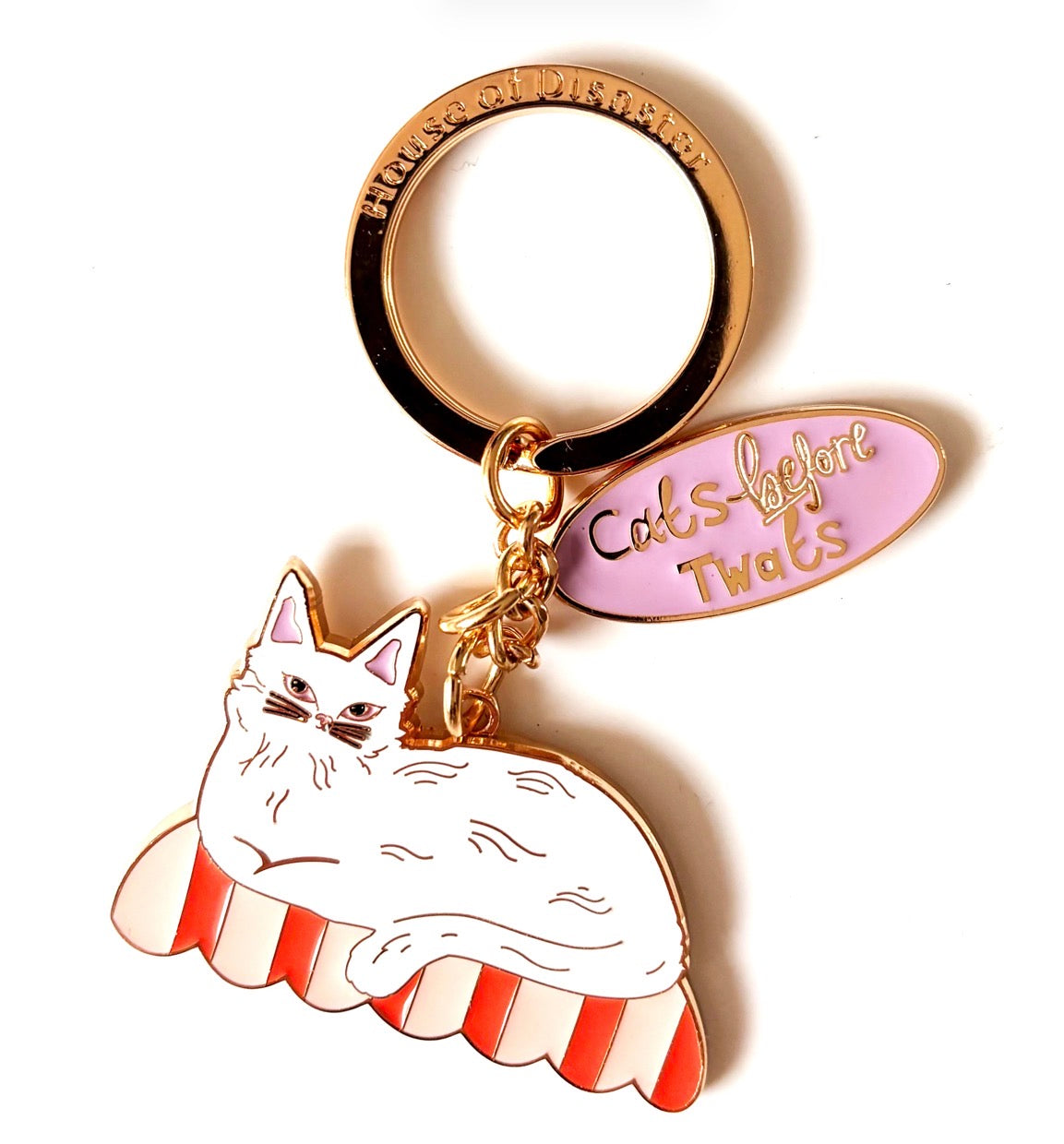 House of Disaster Enamel Keyring