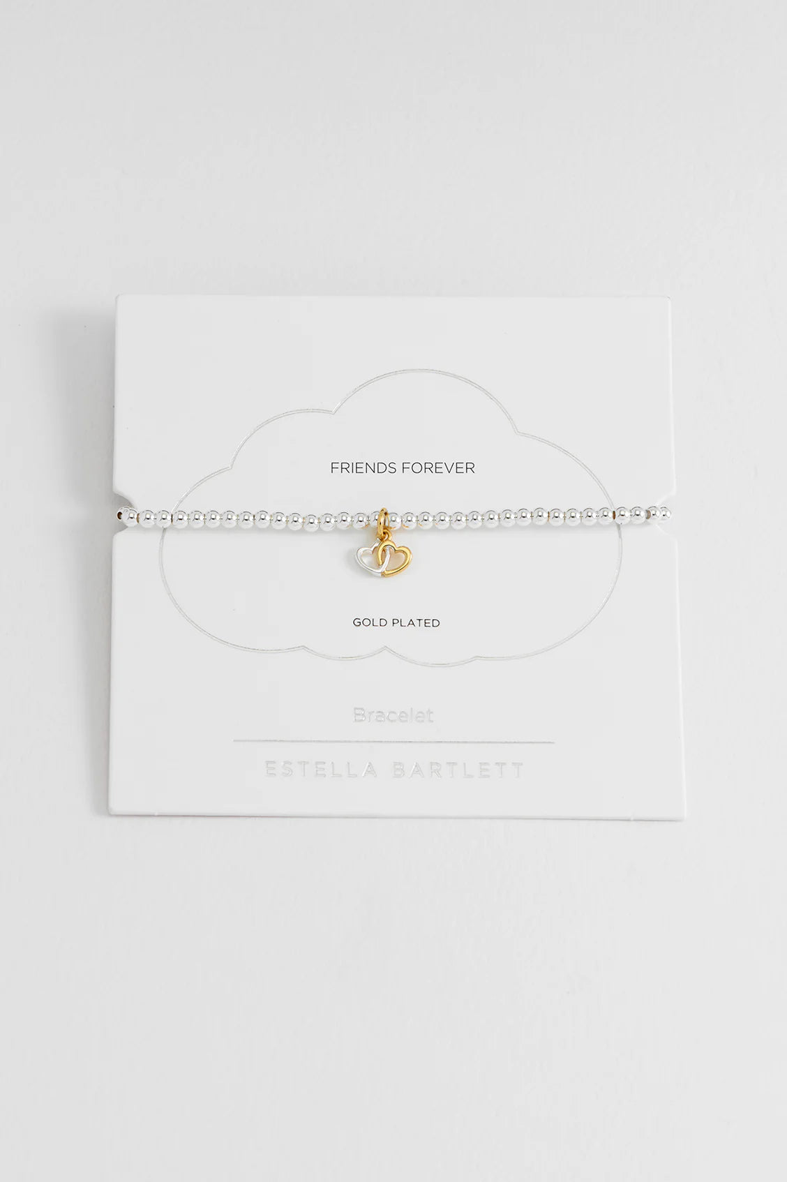 Double Heart Sienna Bracelet - Gold Plated