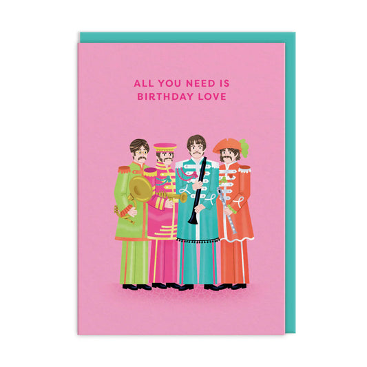 The Beatles Birthday Card