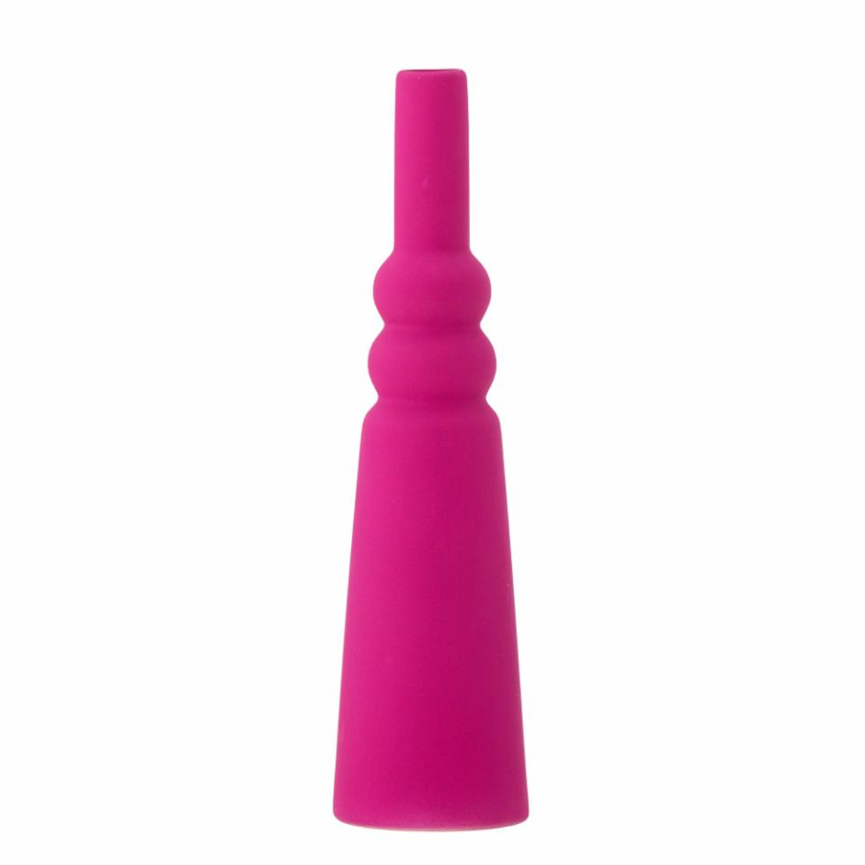 Isolde Bright Pink Stoneware Vase (tall)