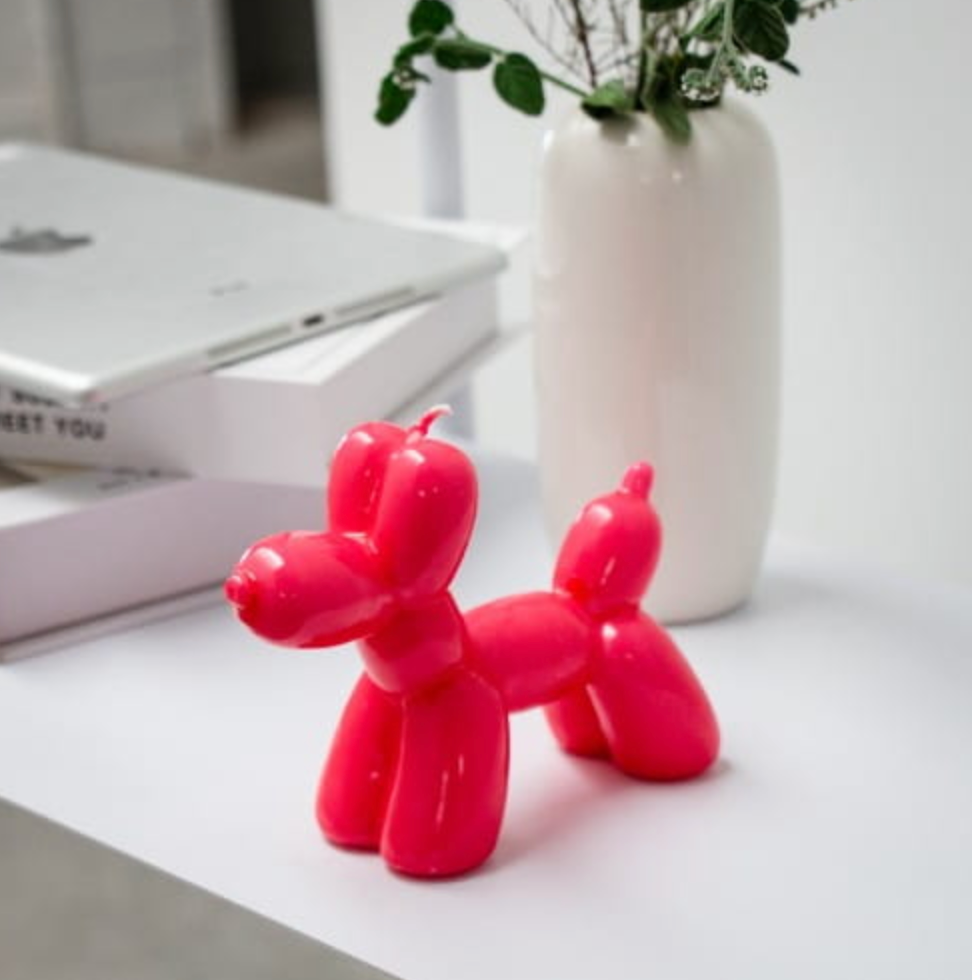 Balloon Dog Candle