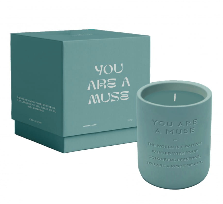 Cement Candle - You Are A Muse