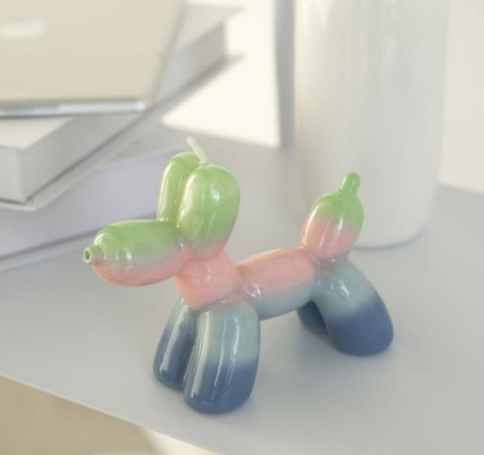 Balloon Dog Candle