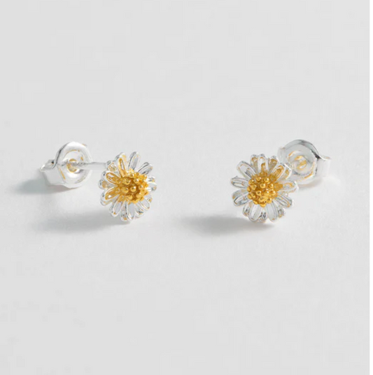 Estella Bartlett Mini Wildflower Silver Plated Earrings