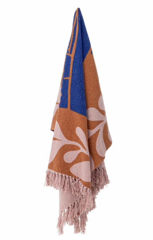 Atle Brown Recycled Cotton Throw
