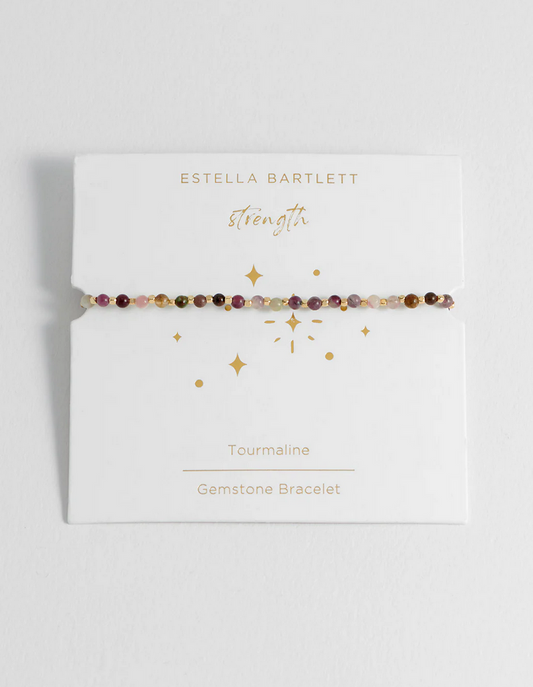 Wellness Tourmaline Gemstone Amelia Bracelet