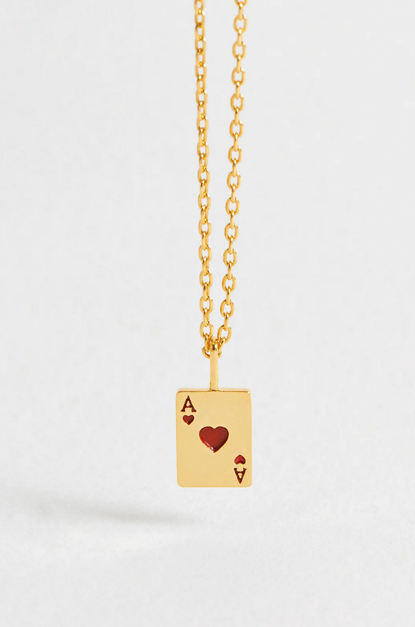 Estella Bartlett Ace of Hearts Necklace