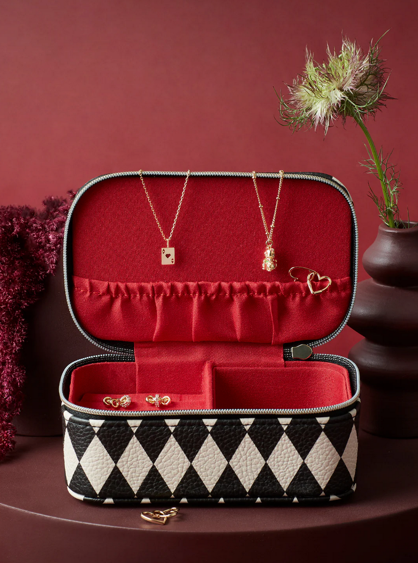 Estella Bartlett Harlequin Black & Ivory Jewellery Box