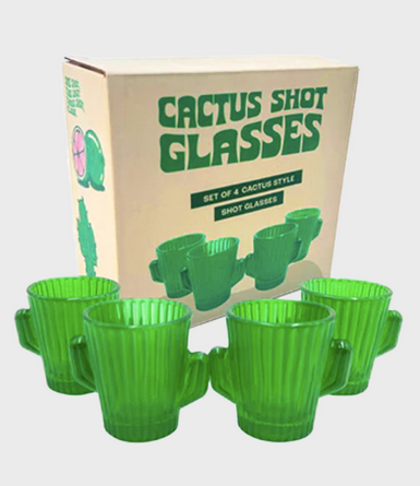Cactus Shot Glasses - set of 4