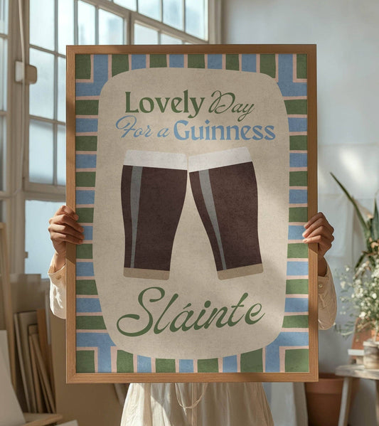 Lovely Day for a Guinness Print: A4