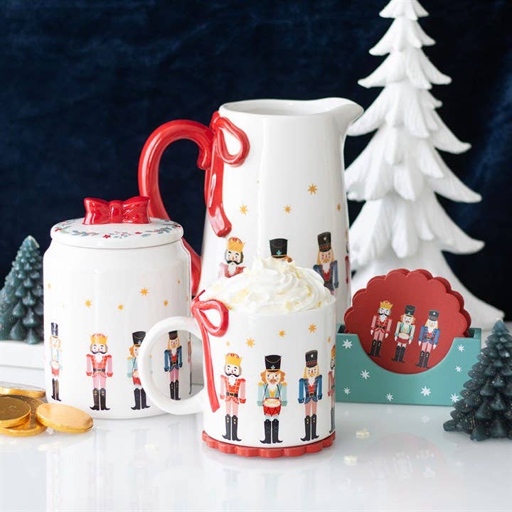 Nutcracker Christmas Coaster Set