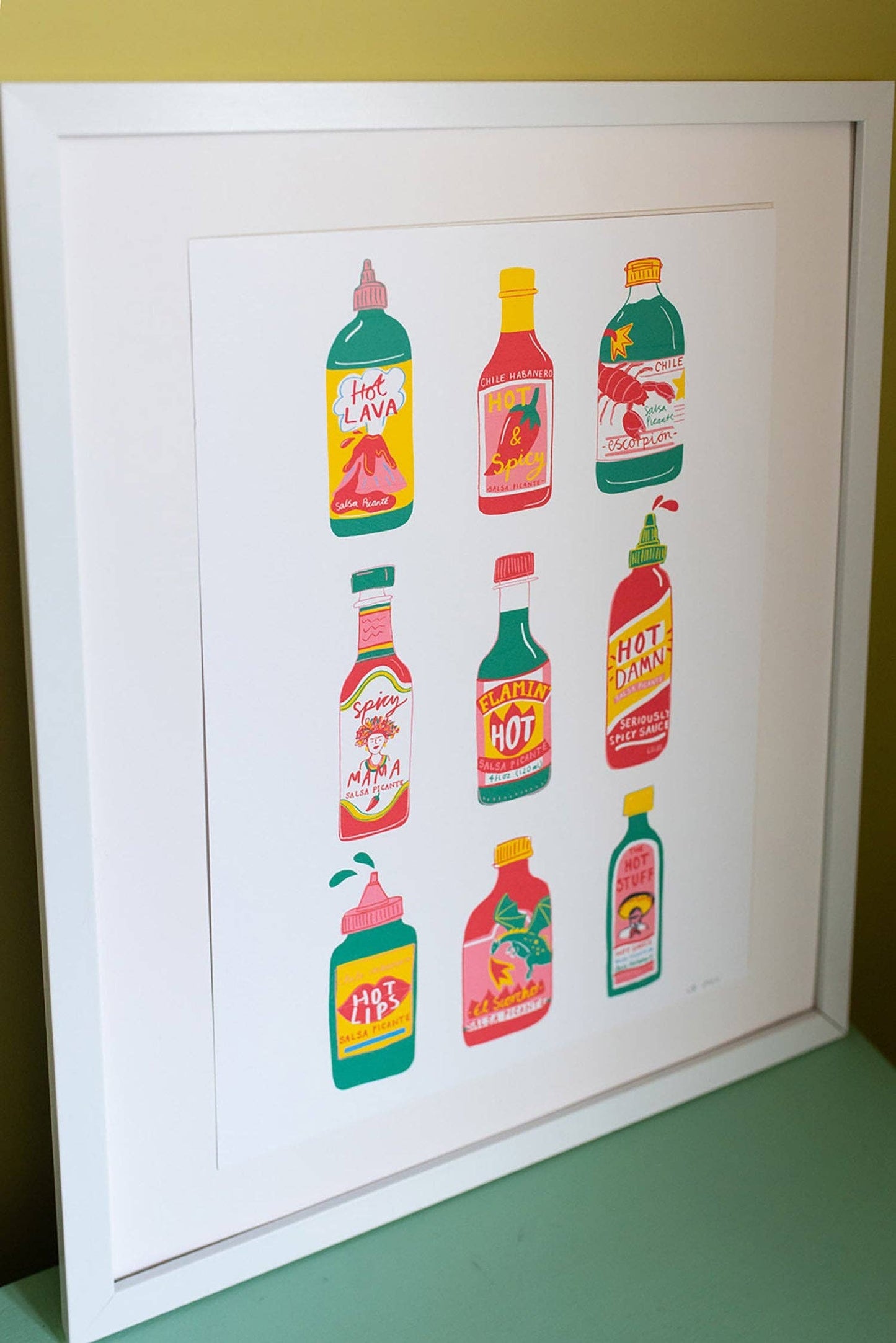 Hot Sauce Print: A3