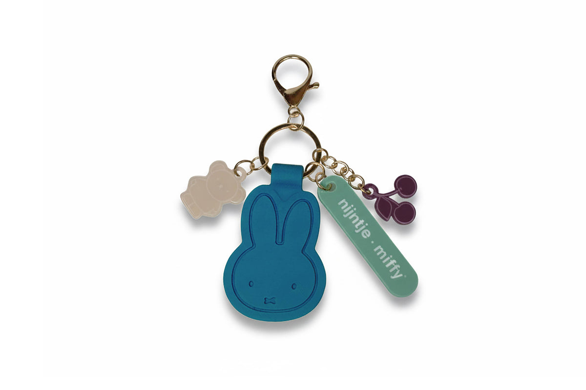 AP Junior Miffy Aquamarine Bag Charm - 13 x 9 x 0.5 cm