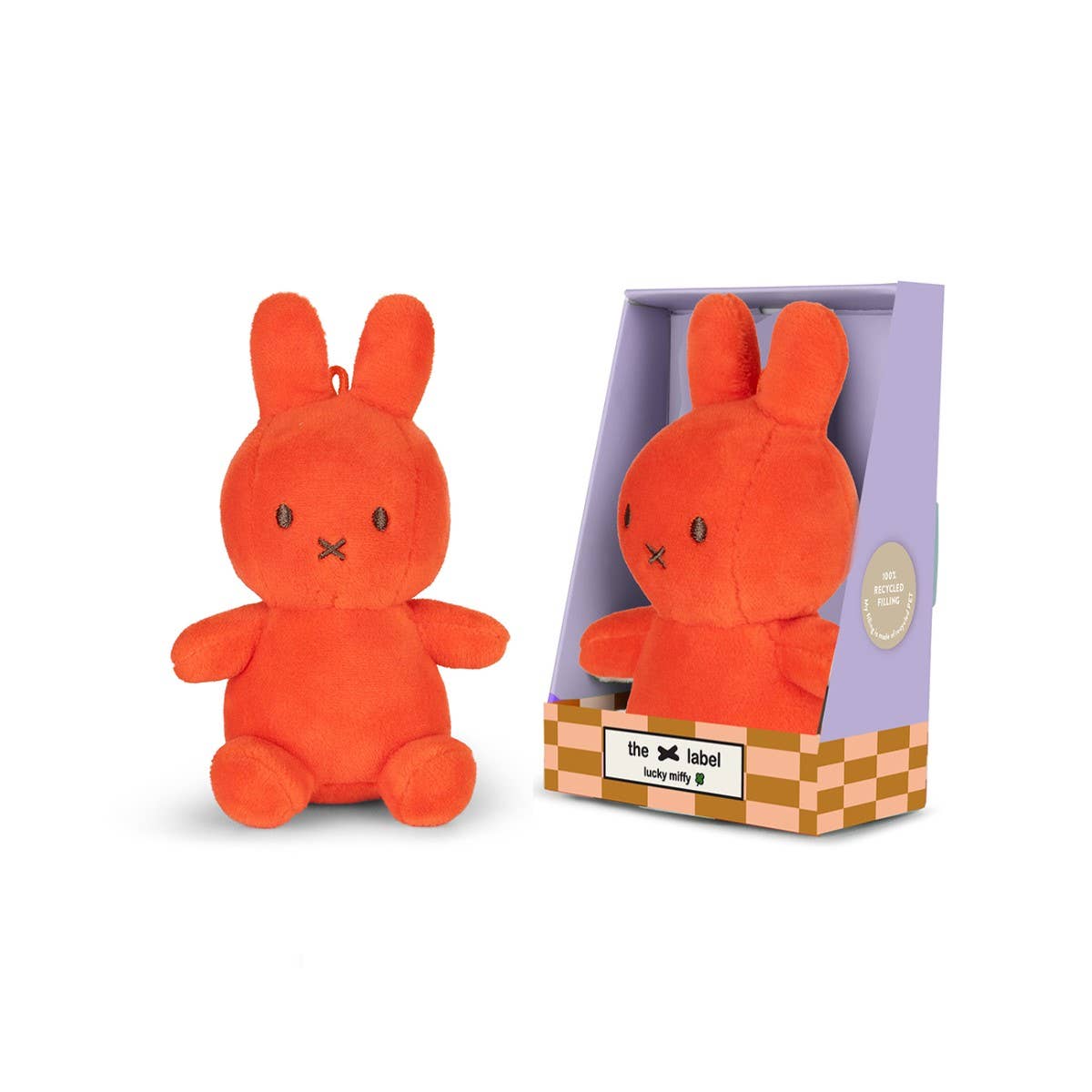Miffy Lucky Charm Bright Coral in Giftbox 10cm