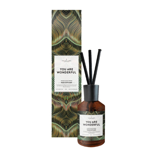 The Gift Label Reed Diffuser - You Are Wonderful