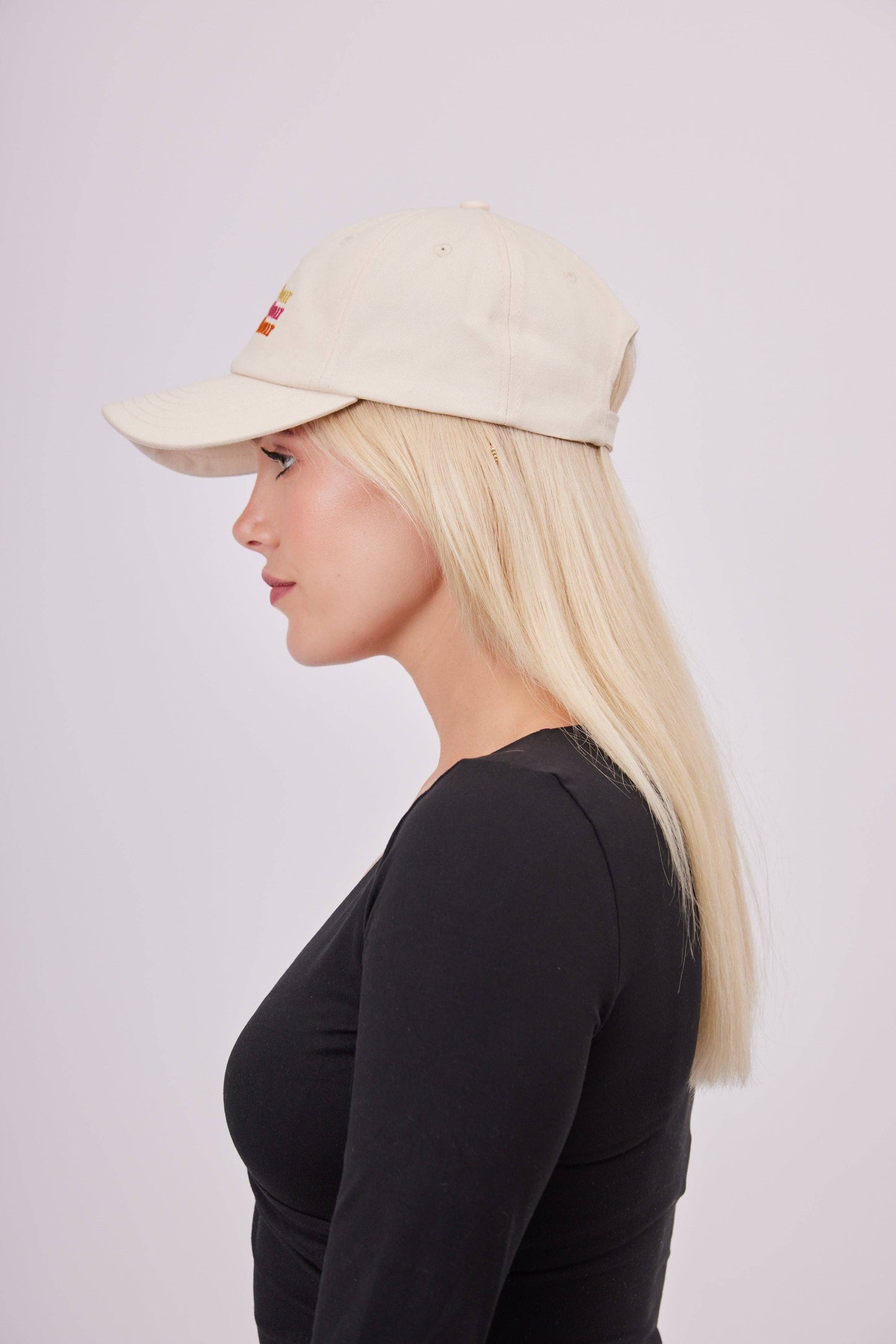 Golden Hour Baseball Cap in Beige: Beige