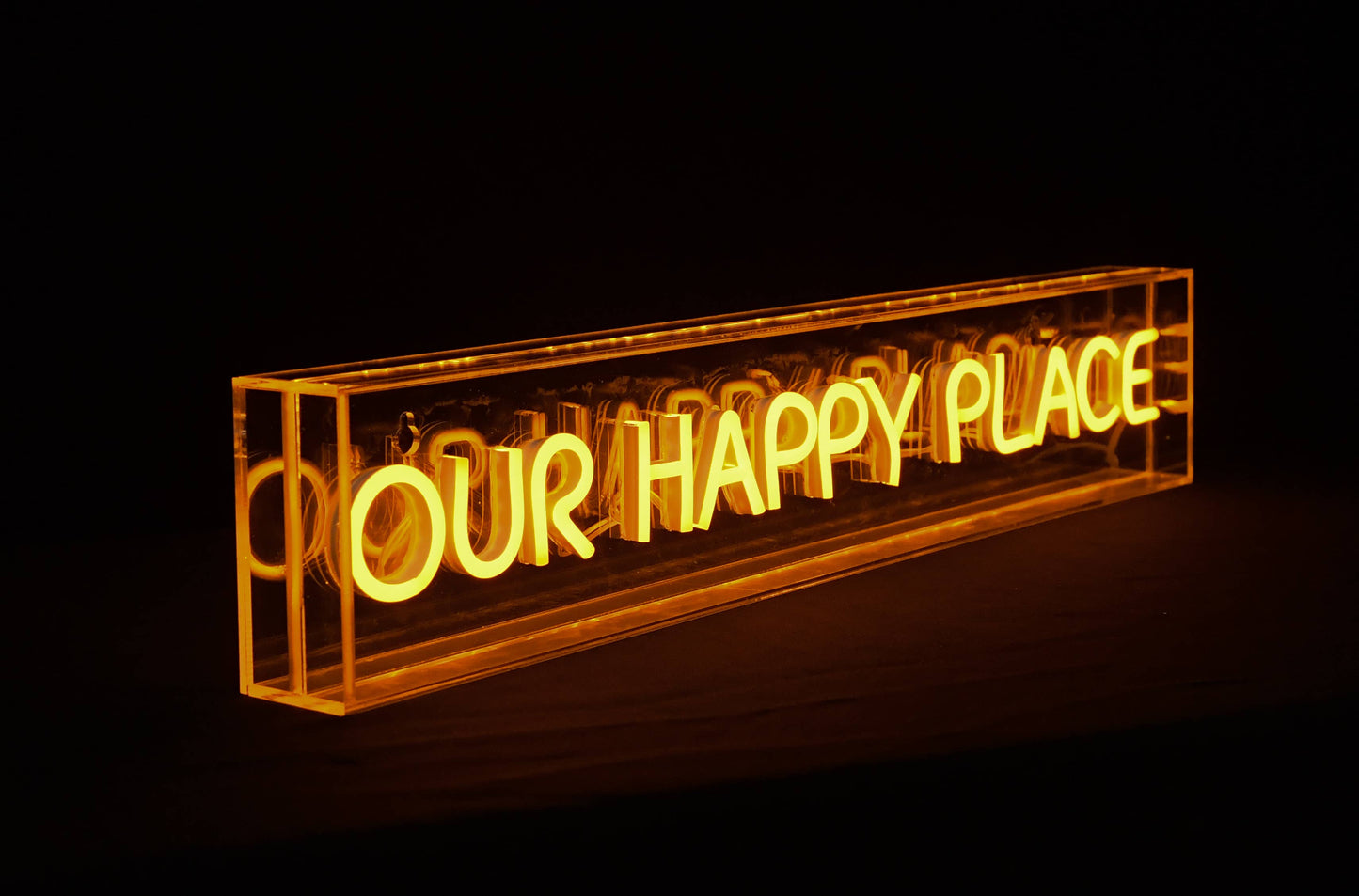 OUR HAPPY PLACE Neon Sign