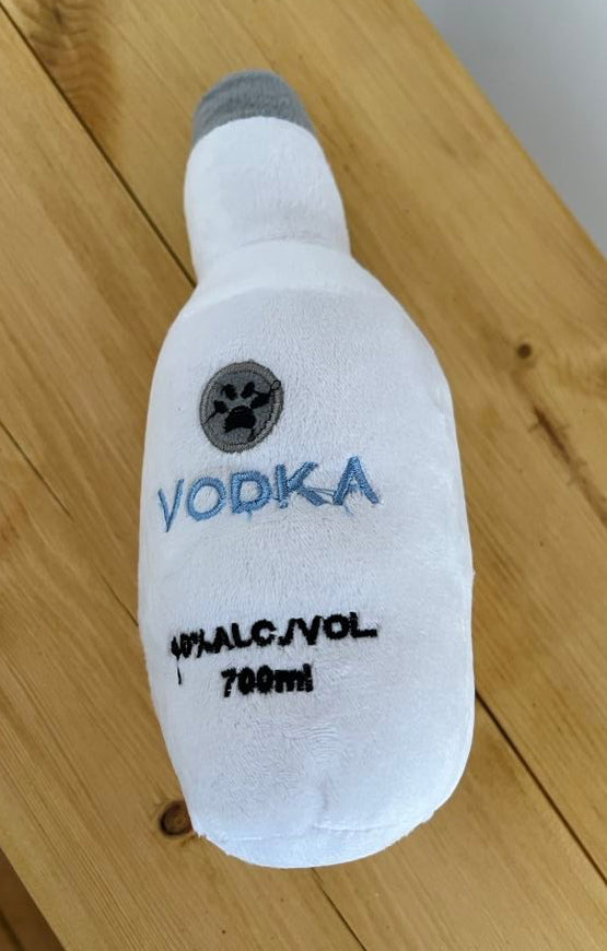 Vodka Bottle Dog Toy