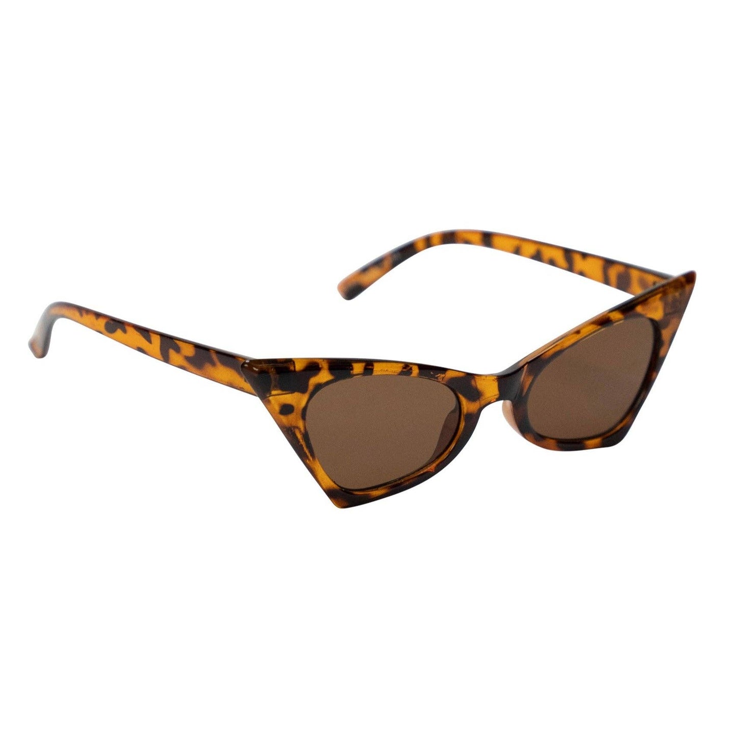Pointed Cat Eye Sunglasses in Tortoiseshell