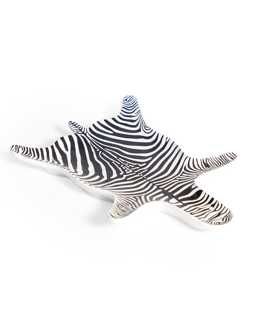 Zebra Hide Ceramic Trinket Dish
