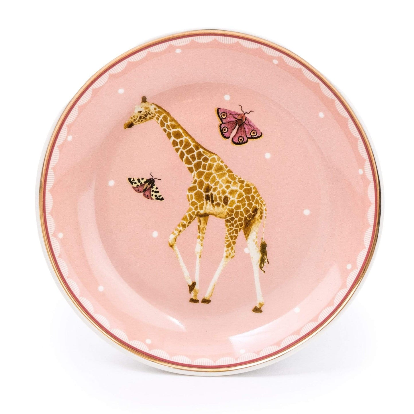 Giraffe Pink Trinket Dish